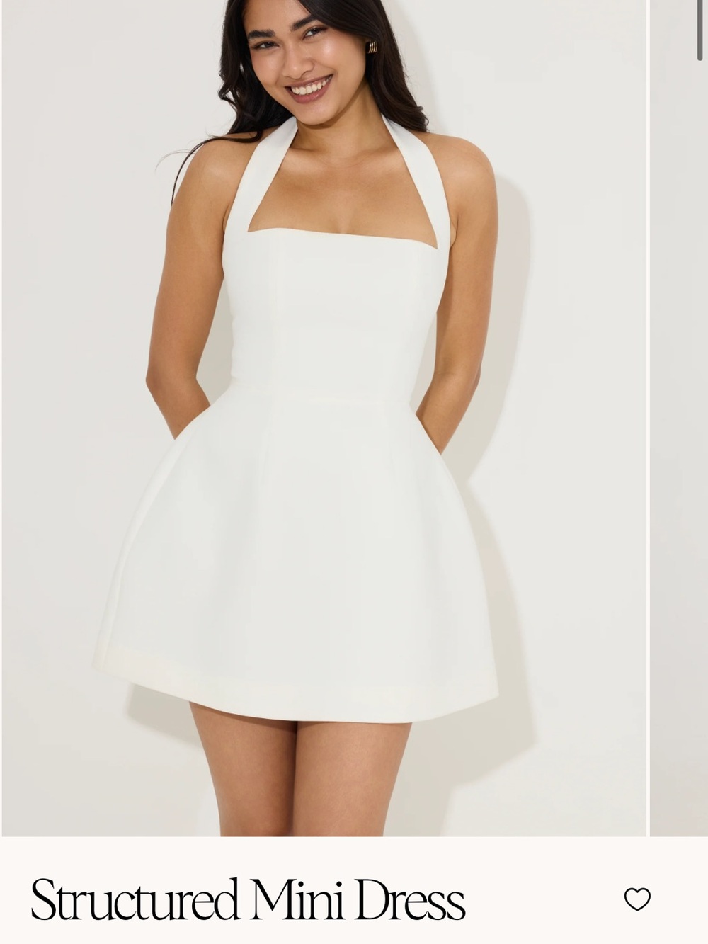 The Odd Muse Structured Mini Dress